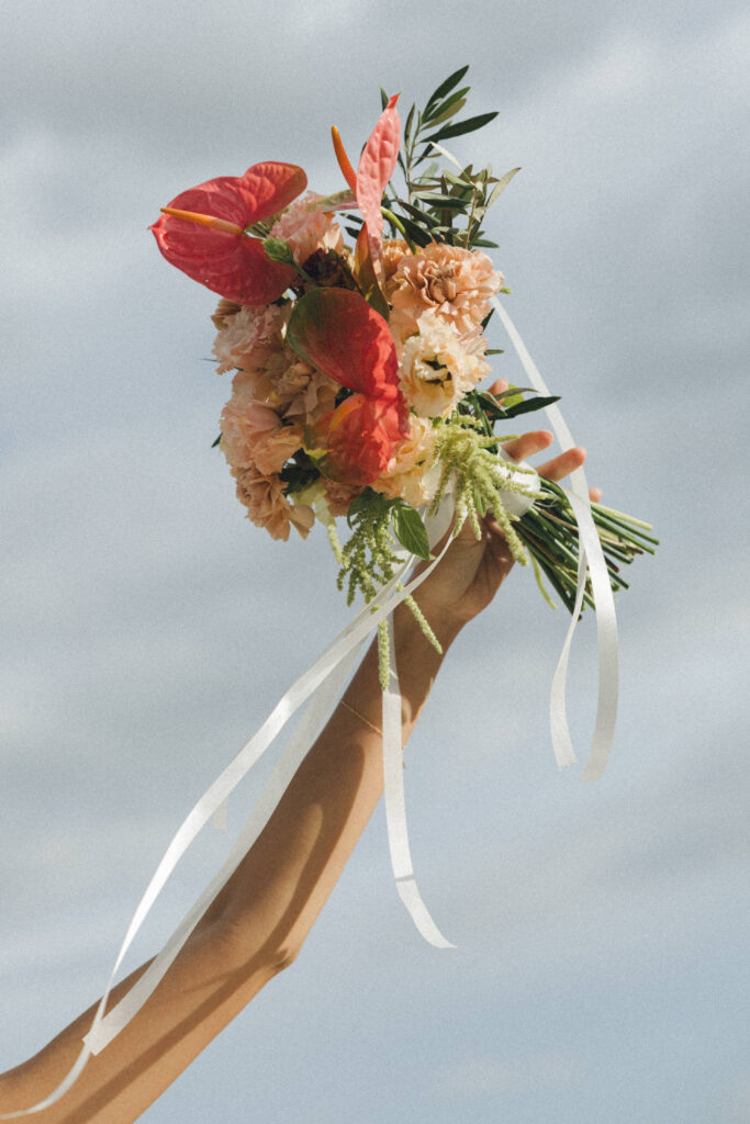 calgary wedding bouquet and details
